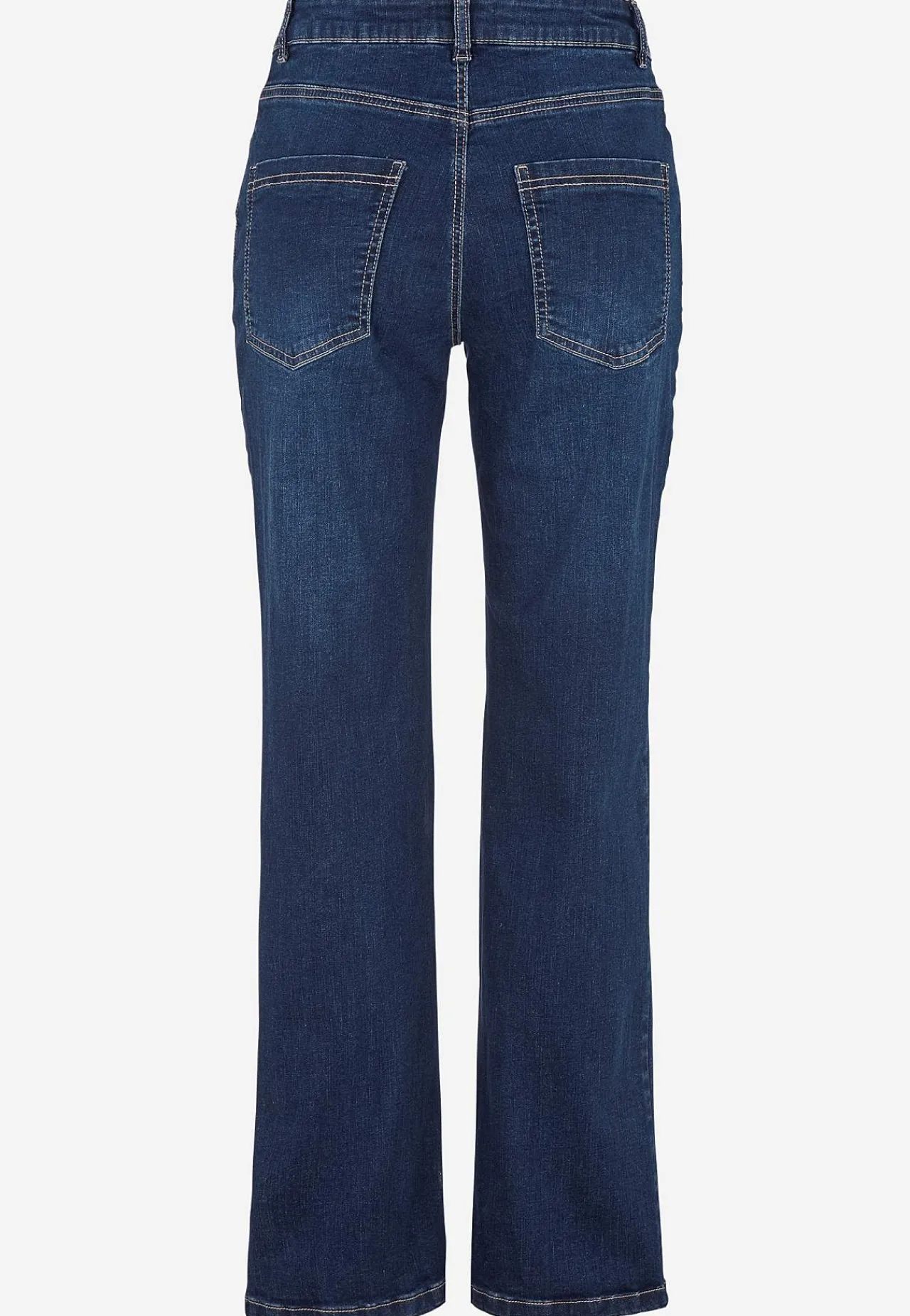 Straight Fit|Stretch Jeans-Cellbes of Sweden Komfortable stretchjeans med lige ben Mellemblå / Denim