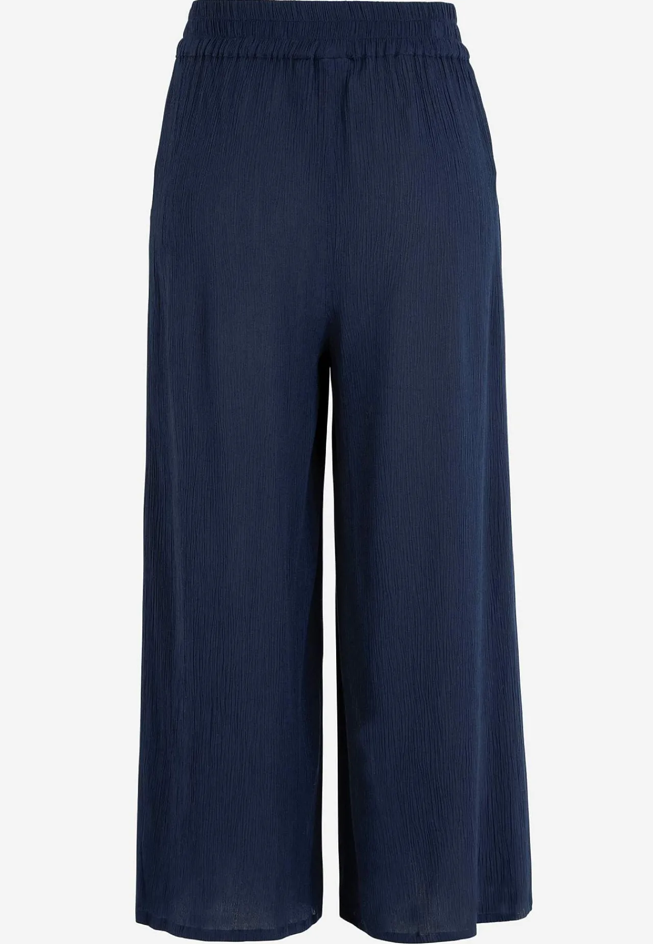 Forårsbukser|Culottes-Cellbes of Sweden Kreppede culottebukser Marine