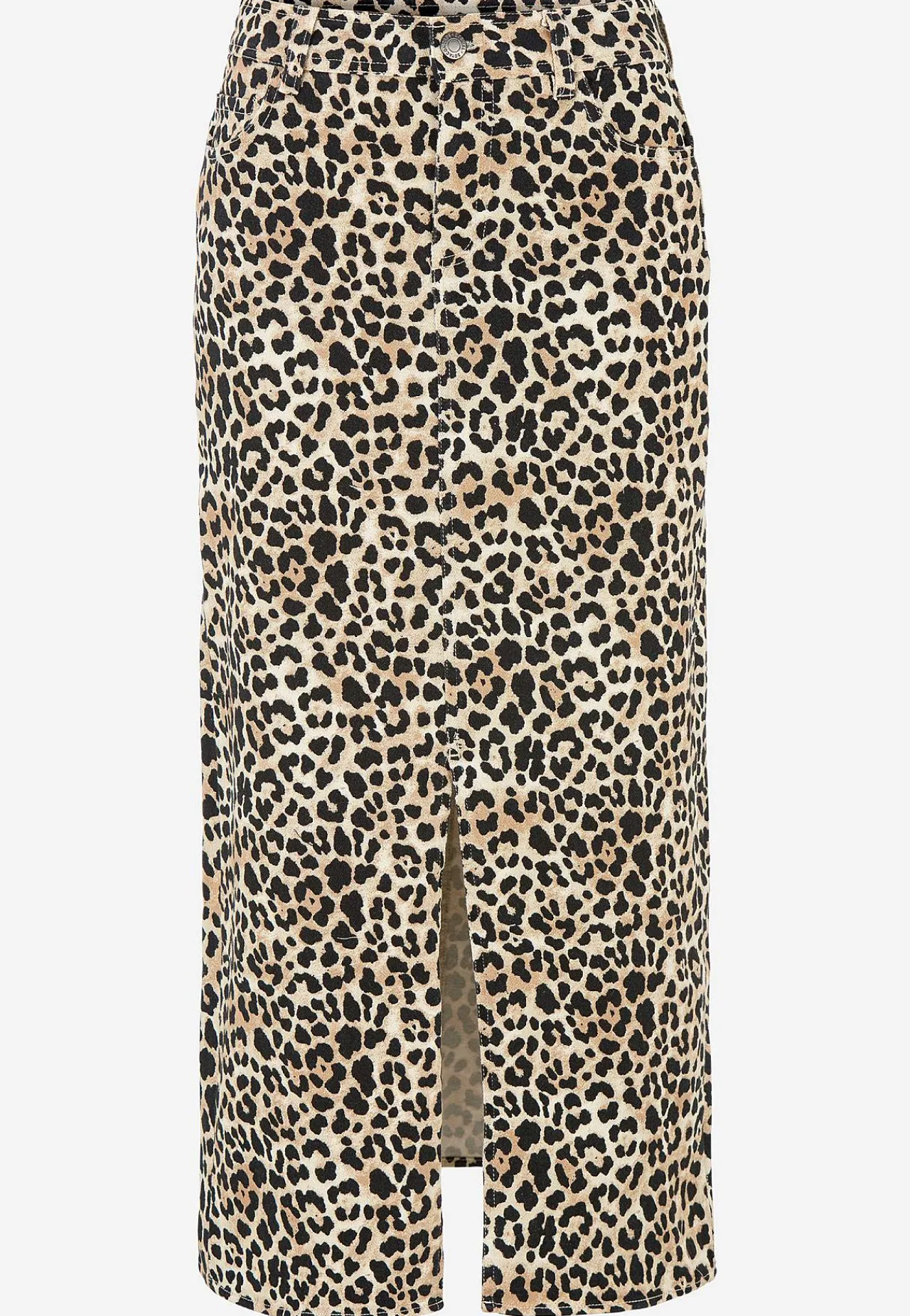 Nederdele-Soyaconcept Lang, twillkjole Leopard