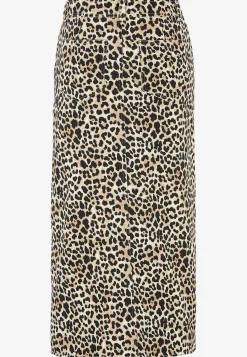Nederdele-Soyaconcept Lang, twillkjole Leopard