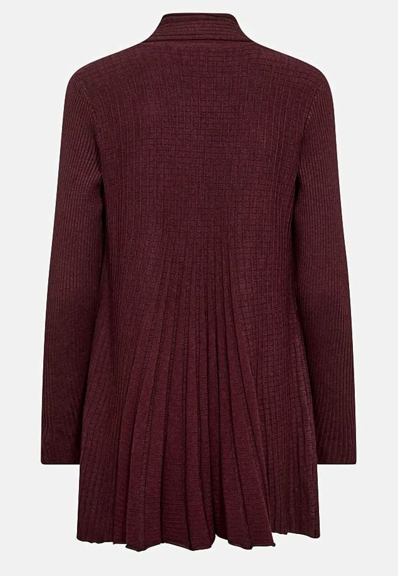 Cardiganer|Cardiganer-Freequent Lang, ribbet cardigan | Cellbes