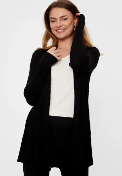 Cardiganer|Cardiganer-Freequent Lang, ribbet cardigan | Cellbes
