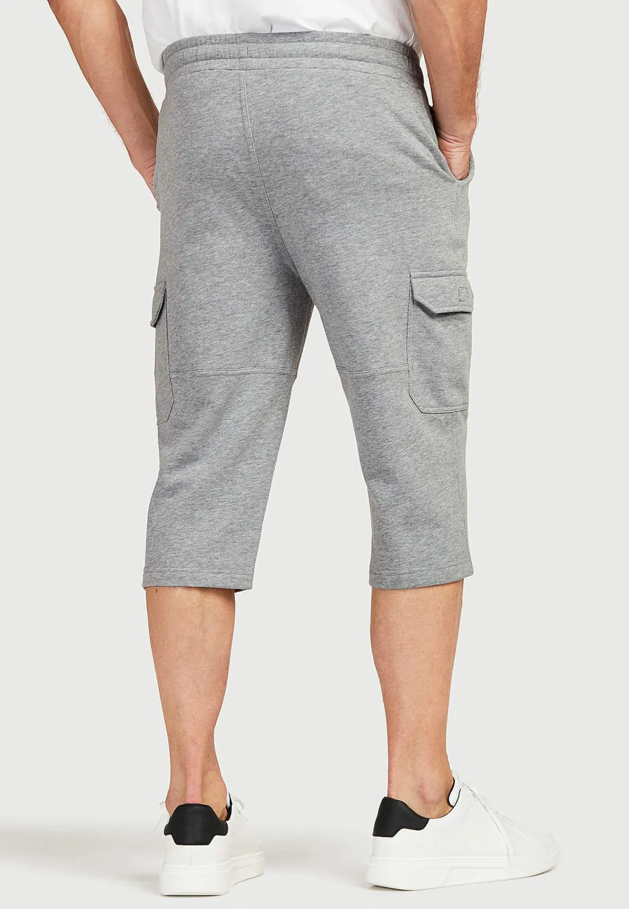 Shorts-Cellbes of Sweden Lange sweatshirt-shorts med cargolommer Gråmeleret