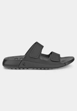 Lædersko|Sandaler-Ecco Lædersandal Cozmo Sort