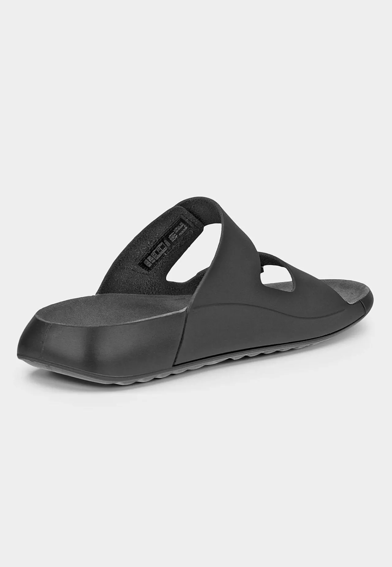 Lædersko|Sandaler-Ecco Lædersandal Cozmo Sort