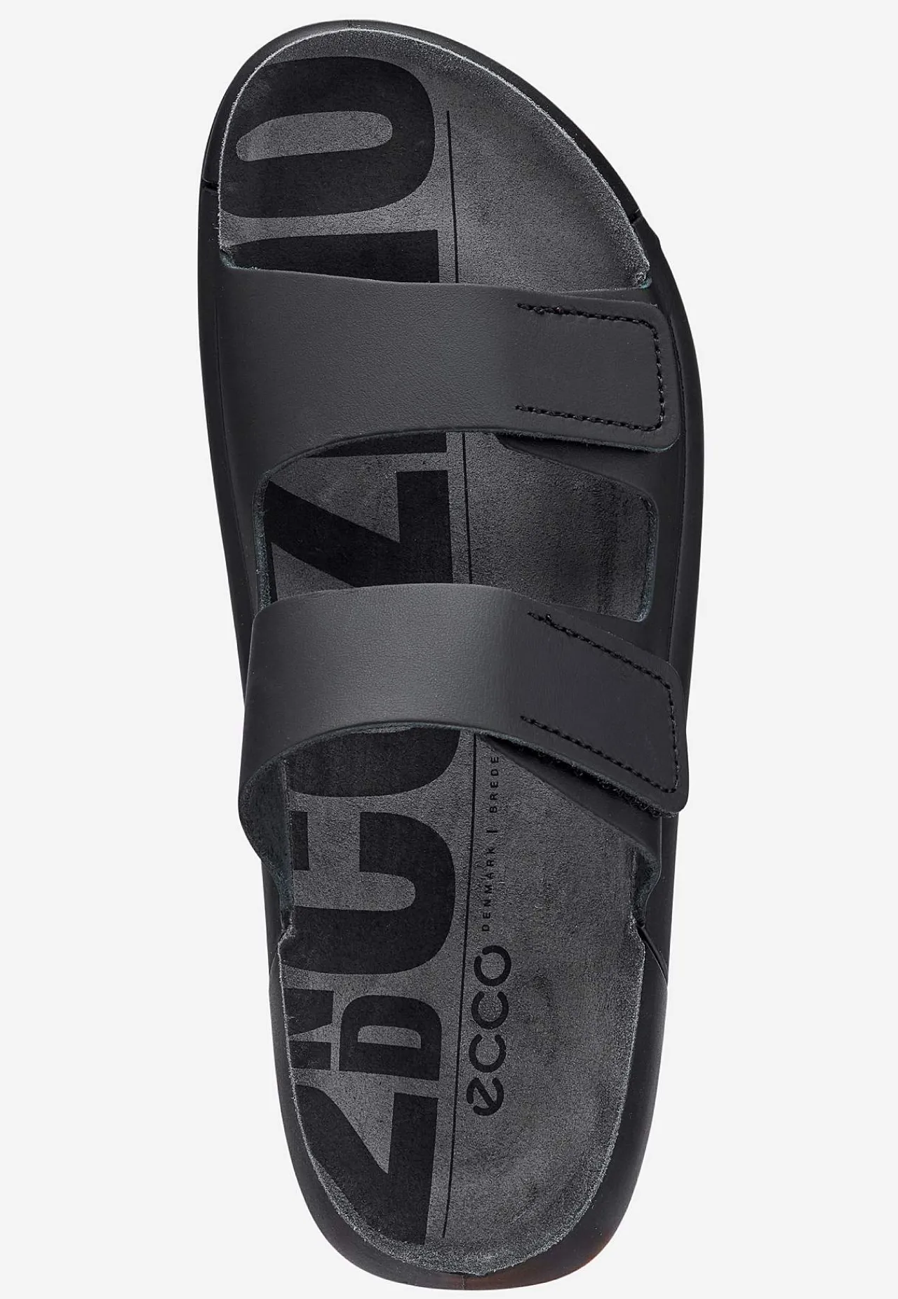 Lædersko|Sandaler-Ecco Lædersandal Cozmo Sort