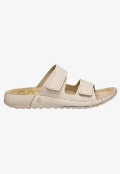 Lædersko|Sandaler-Ecco Lædersandal Cozmo Lys beige