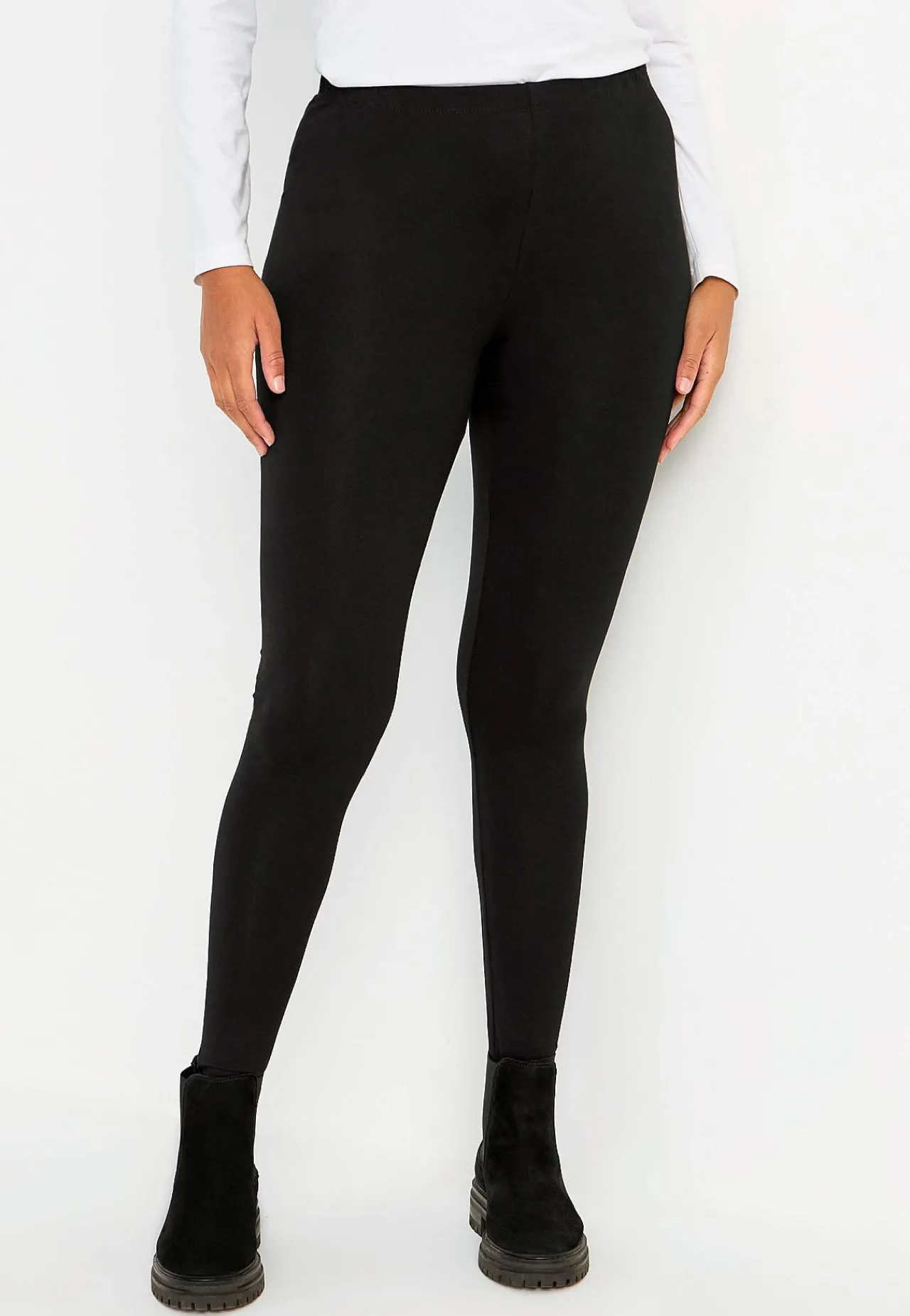 Flerpak Leggings|Flerpak Leggings- Leggings i bomuld Fia 2-pack Sort + Sort