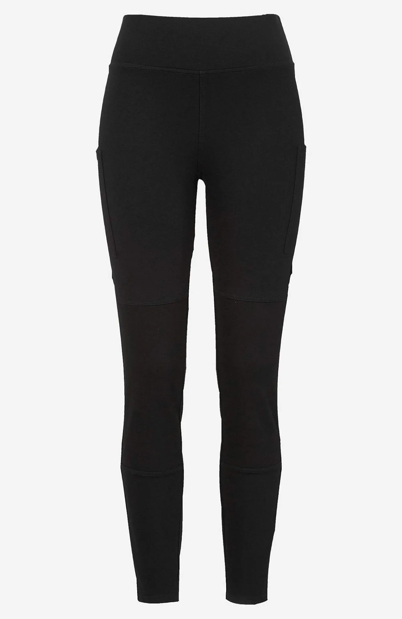 Fritidsbukser|Bukser- Leggings med sidelommer Sort