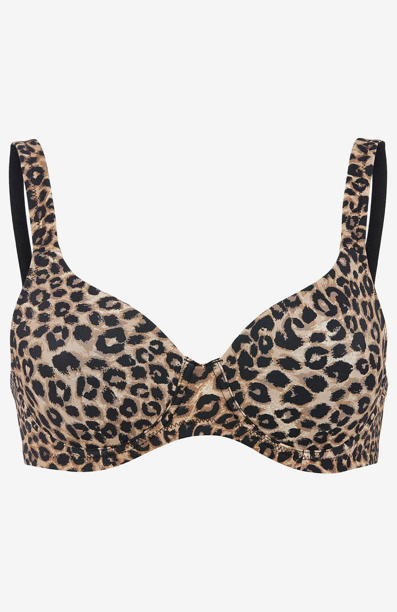 Undertøj|Bh-Cellbes of Sweden Let foret t-shirt-bh Sara Leopard