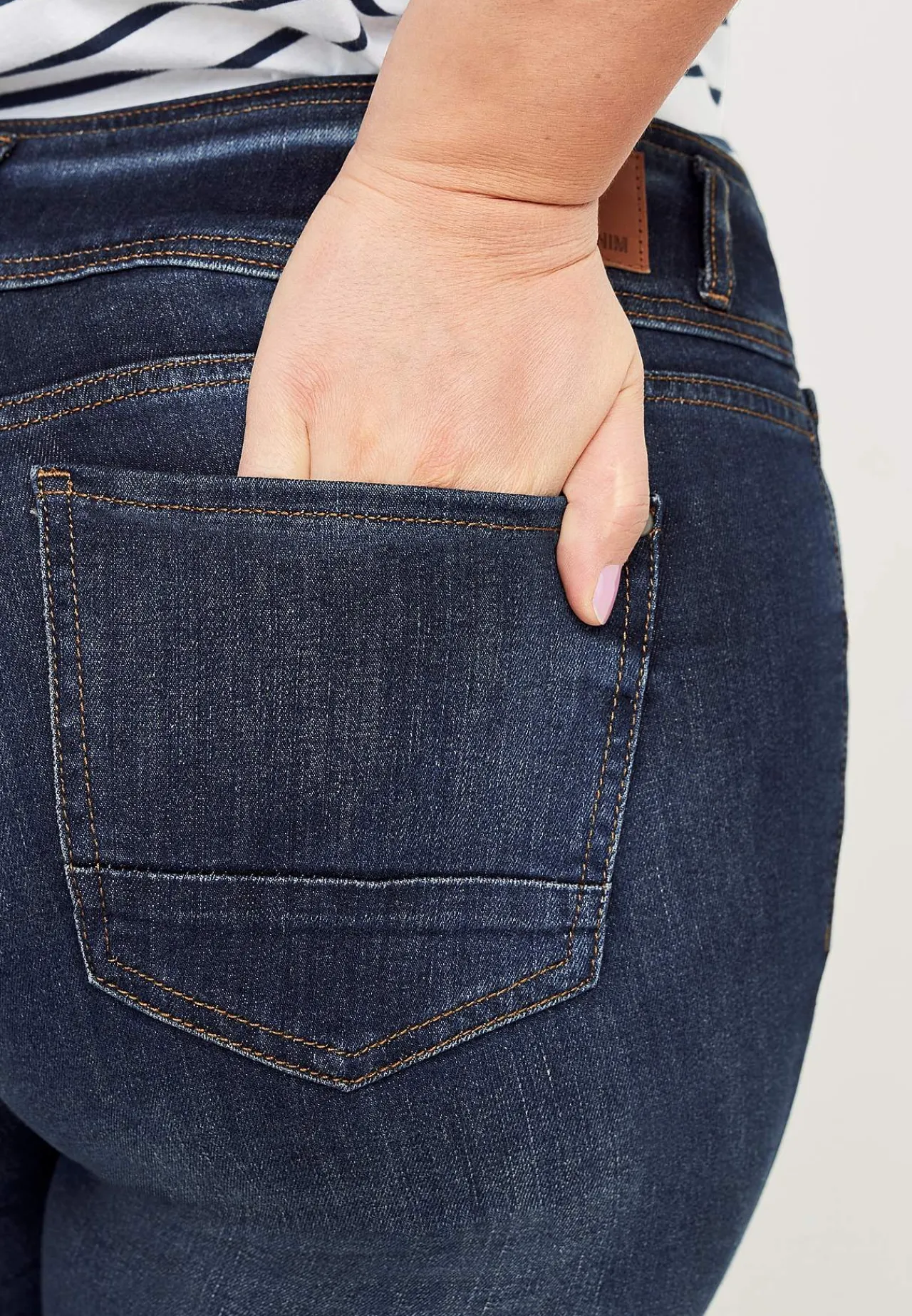 Høj Talje|Flere Længder-Cellbes of Sweden Lige jeans med høj talje Blå denim