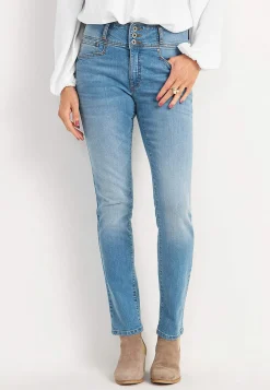 Høj Talje|Flere Længder- Lige jeans med høj talje | Cellbes