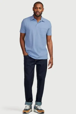 Regular Fit- Lige jeans med stræk Blå