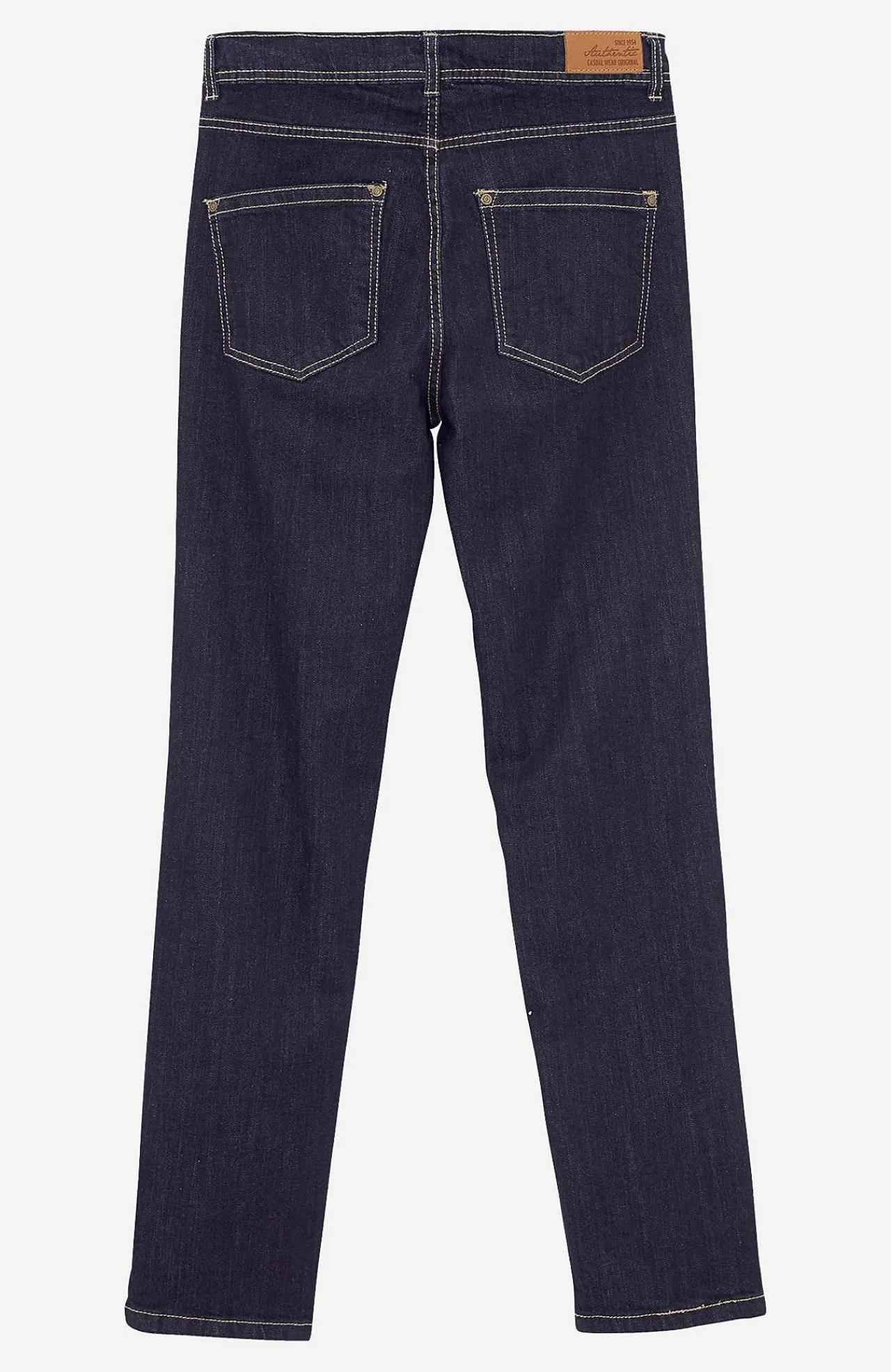 Regular Fit- Lige jeans med stræk Blå