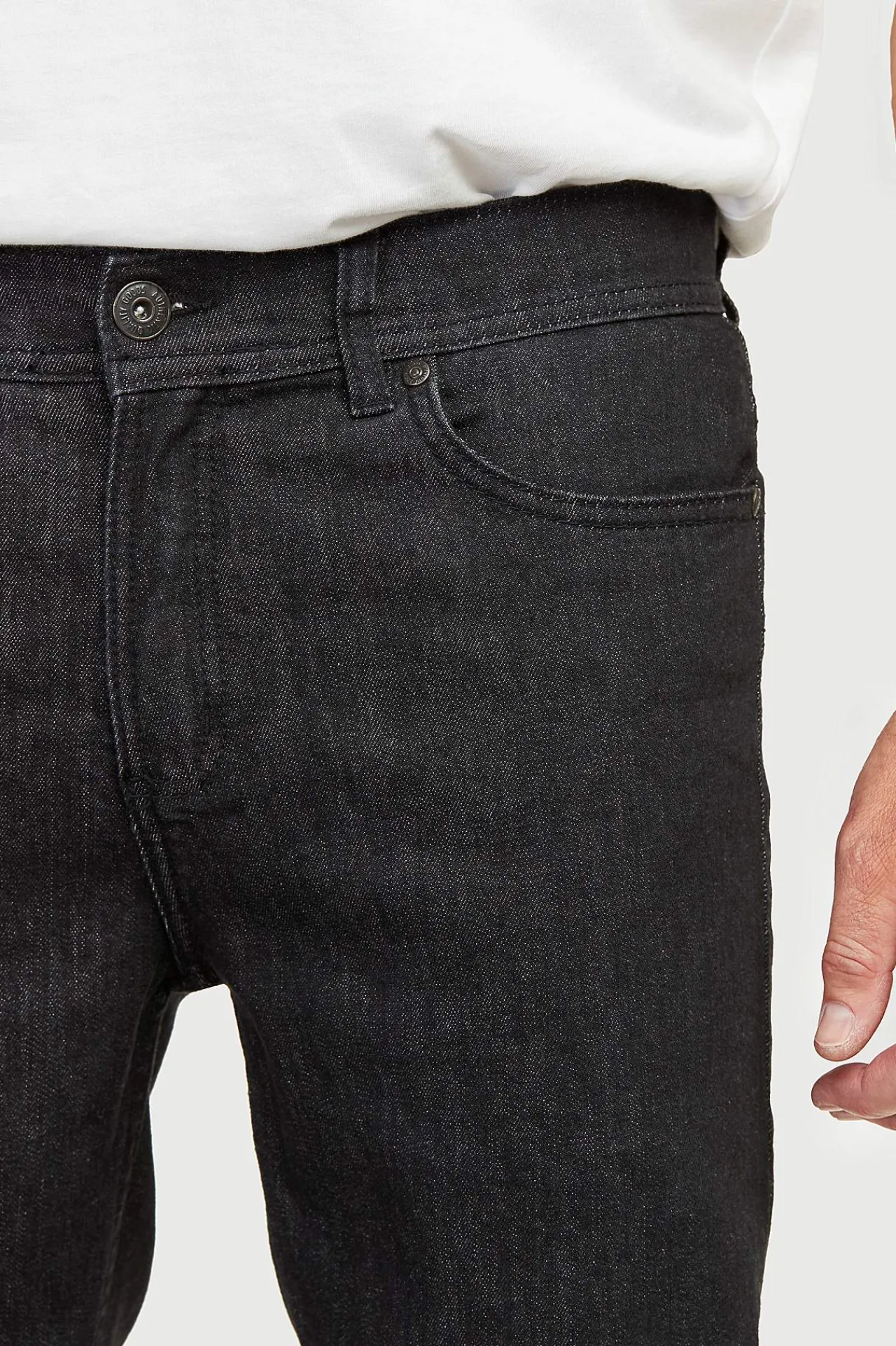 Regular Fit-Cellbes of Sweden Lige jeans med stræk Sort