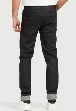 Regular Fit-Cellbes of Sweden Lige jeans med stræk Sort