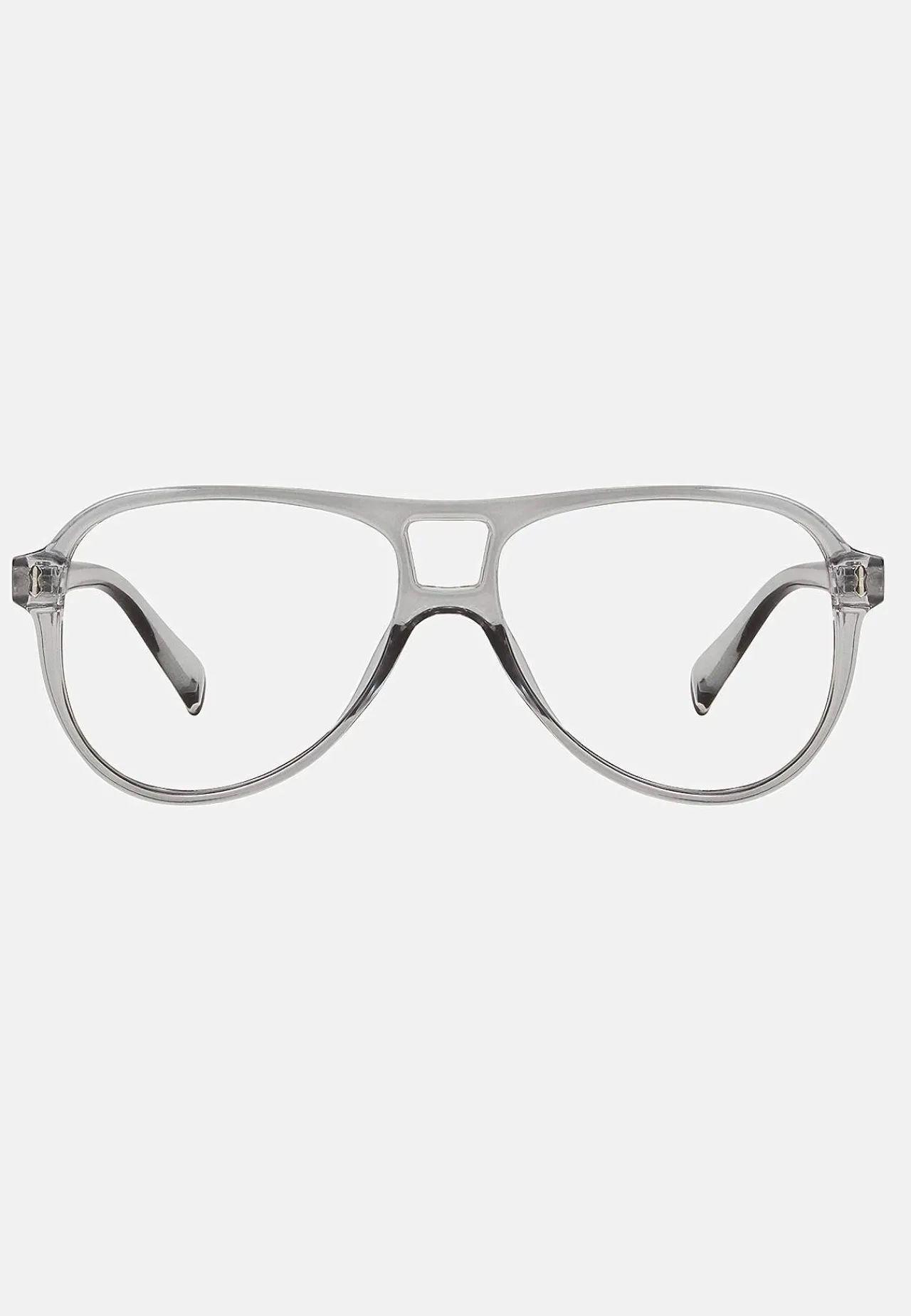 Læsebriller-Thorberg Læsebrille med etui transparent Grå