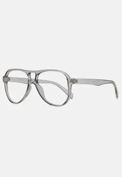 Læsebriller-Thorberg Læsebrille med etui transparent Grå