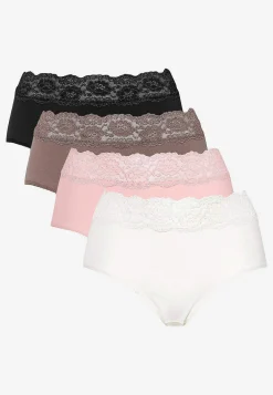 Undertøj|Flerpak Undertøj- Miditrusse i bomuld 4-pack Blandede farver