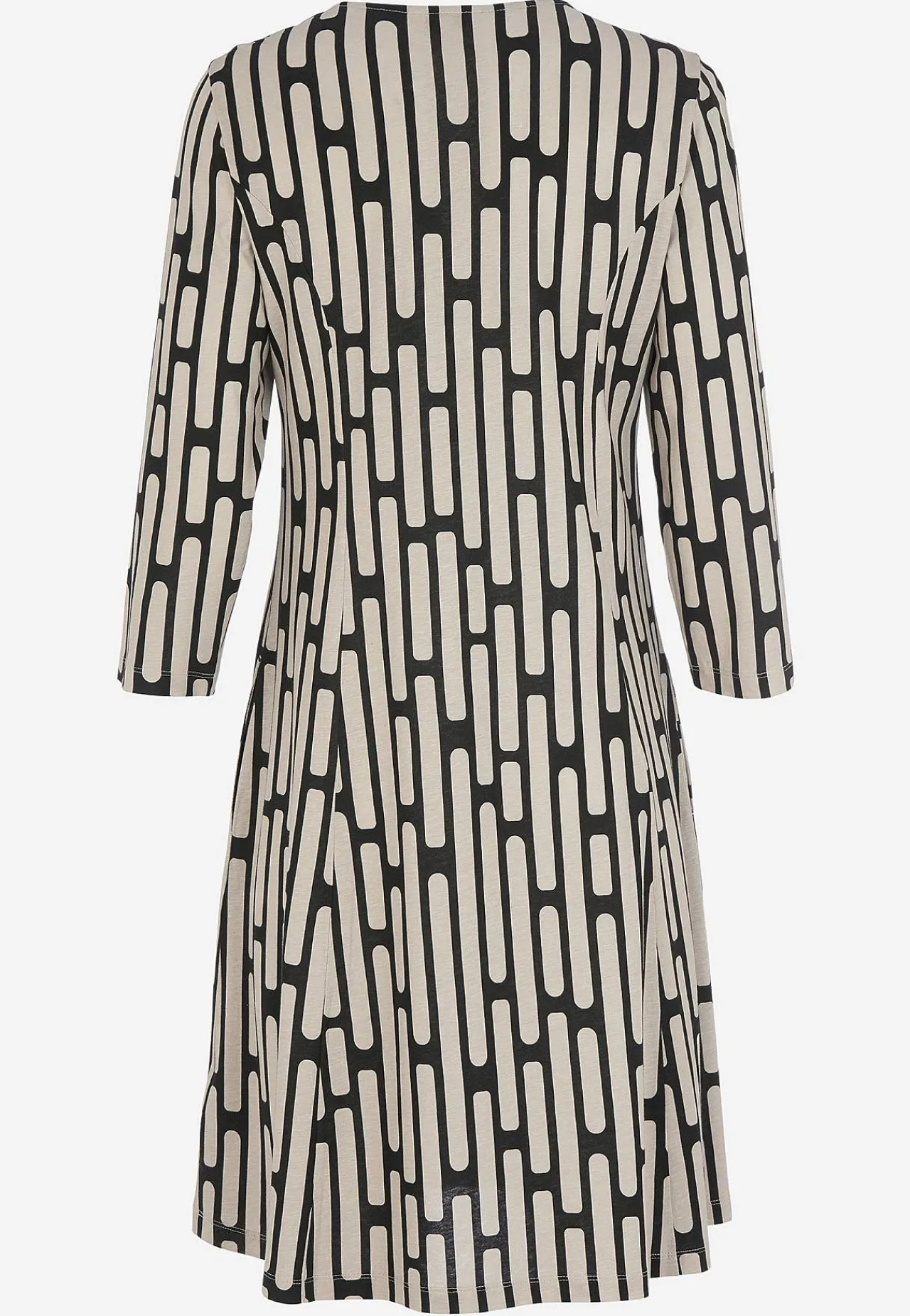 Korte Kjoler-Cellbes of Sweden Mønstret jerseykjole med lommer Beige / Mønstret
