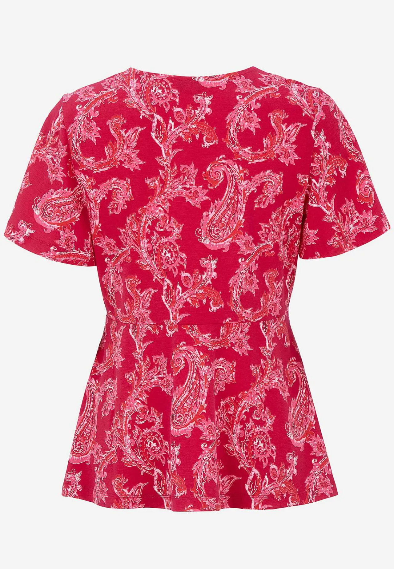 Mønstrede|Toppe-Cellbes of Sweden Mønstret jerseytop Cerise / Paisley
