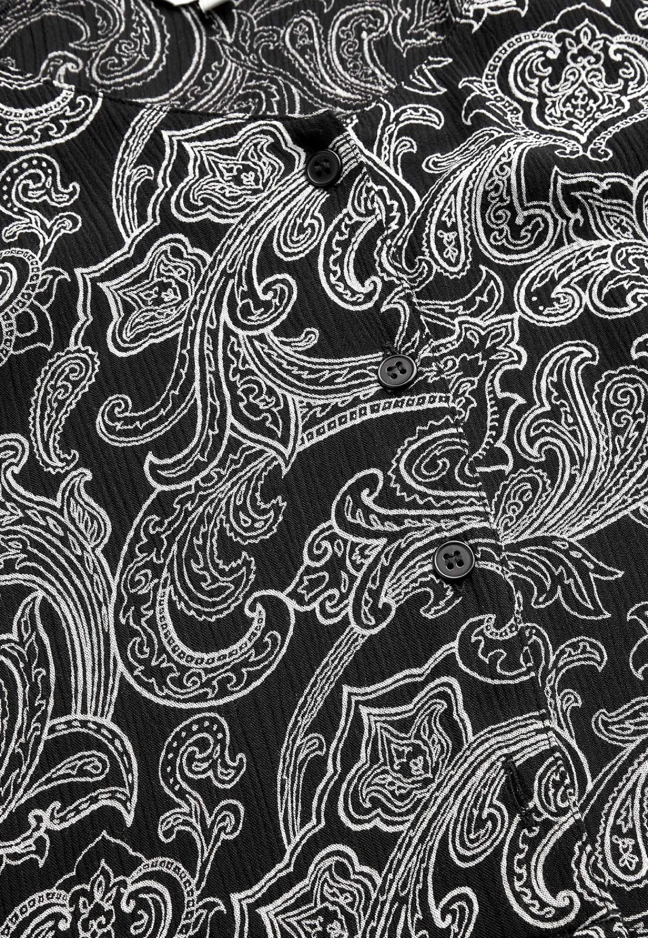 Midikjoler-Cellbes of Sweden Mønstret kjole med knapper Sort / Paisley