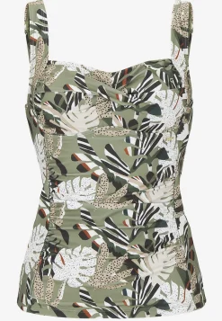 Bikinier|Tankini-Cellbes of Sweden Mønstret tankinitop med shaping-effekt | Cellbes