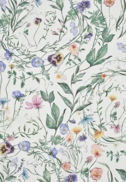 Gardinlængder|Multibåndslængder-Fondaco Multibåndslængder med et blomstermønster 2-pack Offwhite / Blomstret