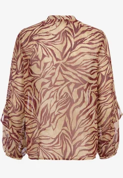 Bluser-Soyaconcept Næsten gennemsigtig bluse med volanter | Cellbes