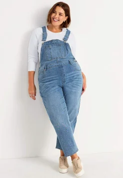 Straight Fit|Stretch Jeans-Cellbes of Sweden Overalls i denim Aliana Lyseblå / Denim