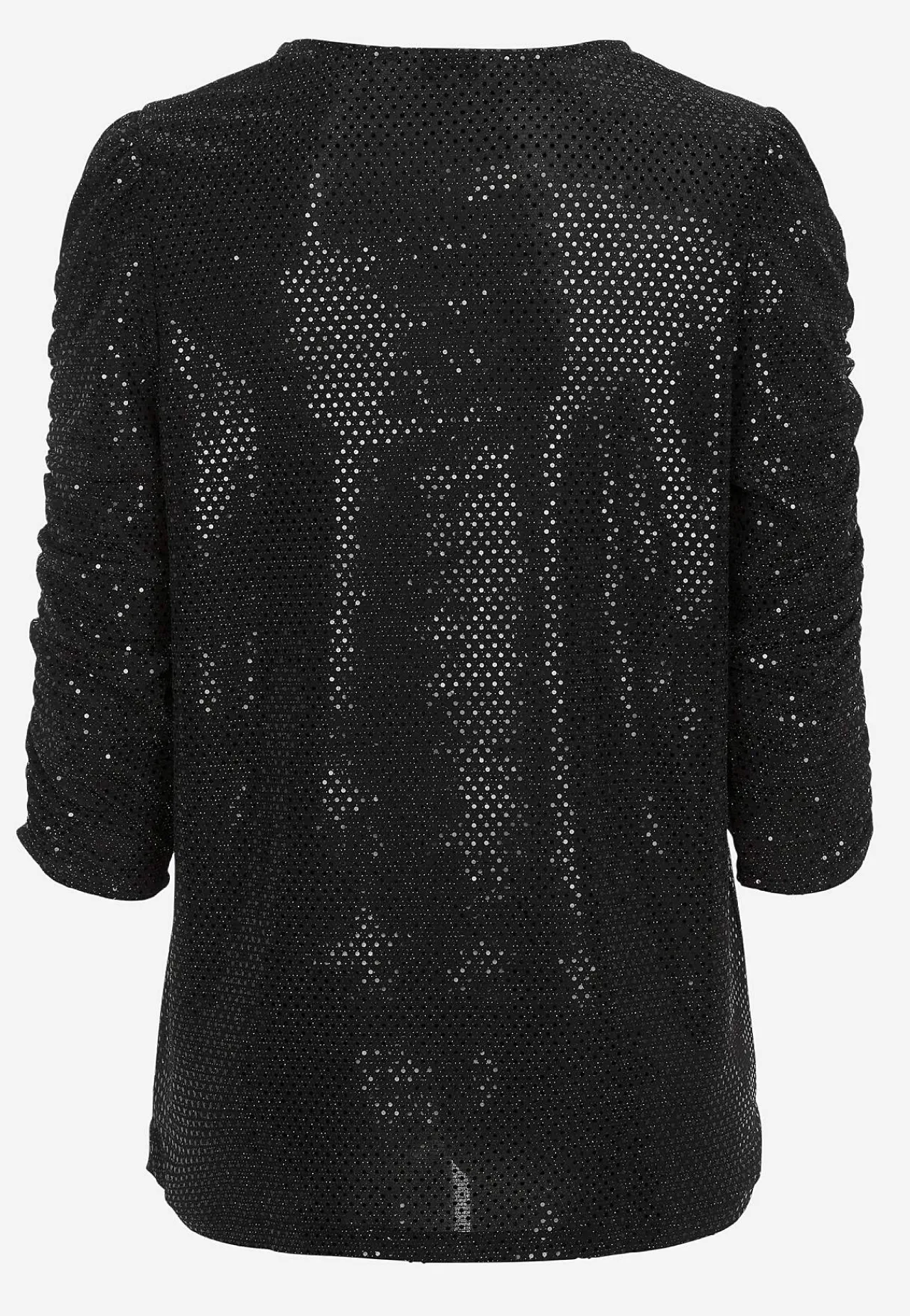 Toppe-Cellbes of Sweden Paillet top med 3/4 ærmer Sort / Glitter