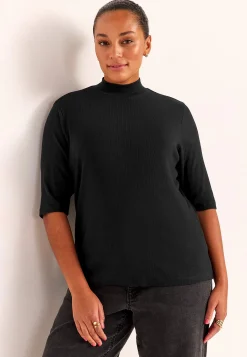 Poloskjorter|Toppe-Cellbes of Sweden Ribbet top med turtleneck | Cellbes