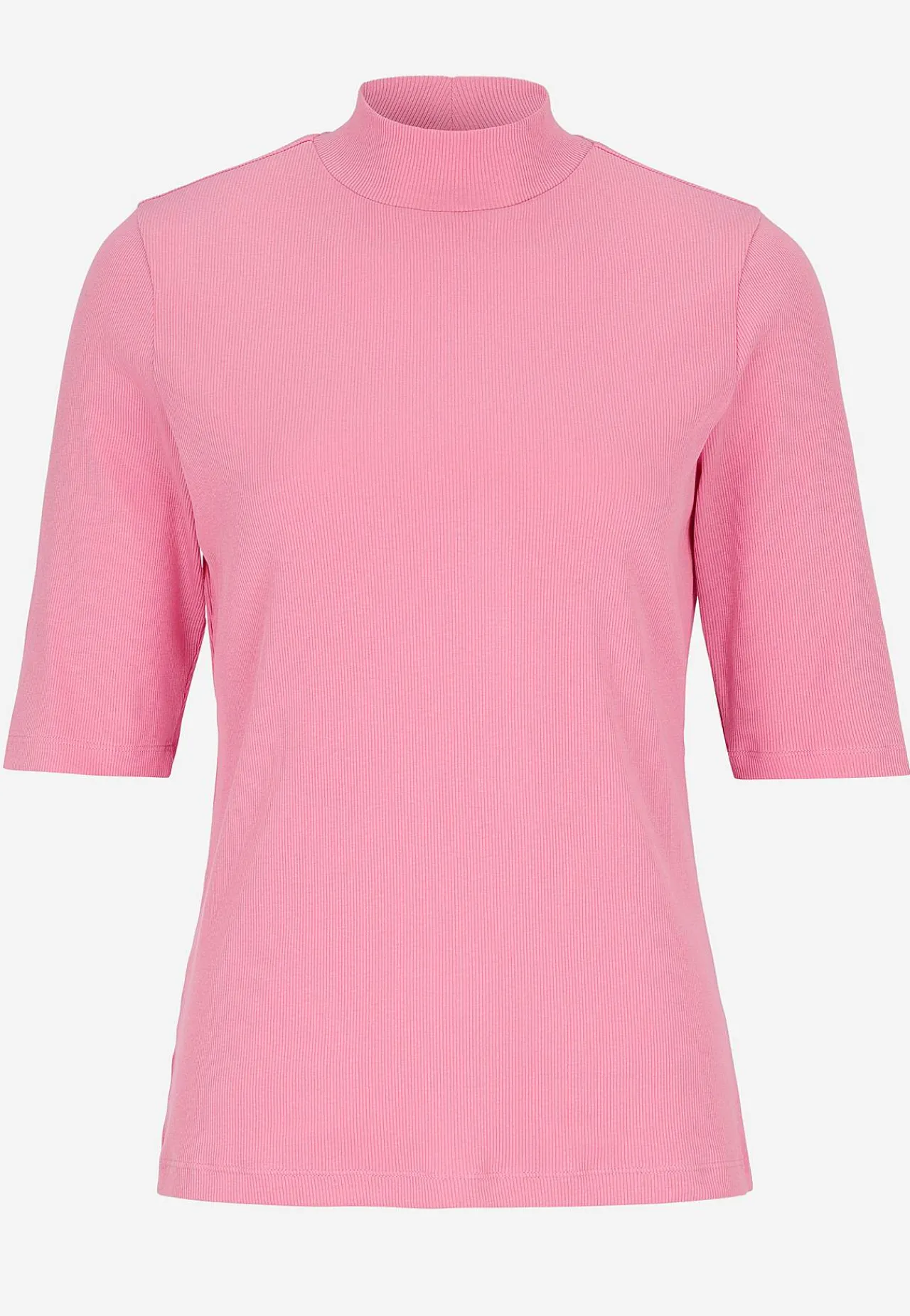 Poloskjorter|Toppe-Cellbes of Sweden Ribbet top med turtleneck Rosa