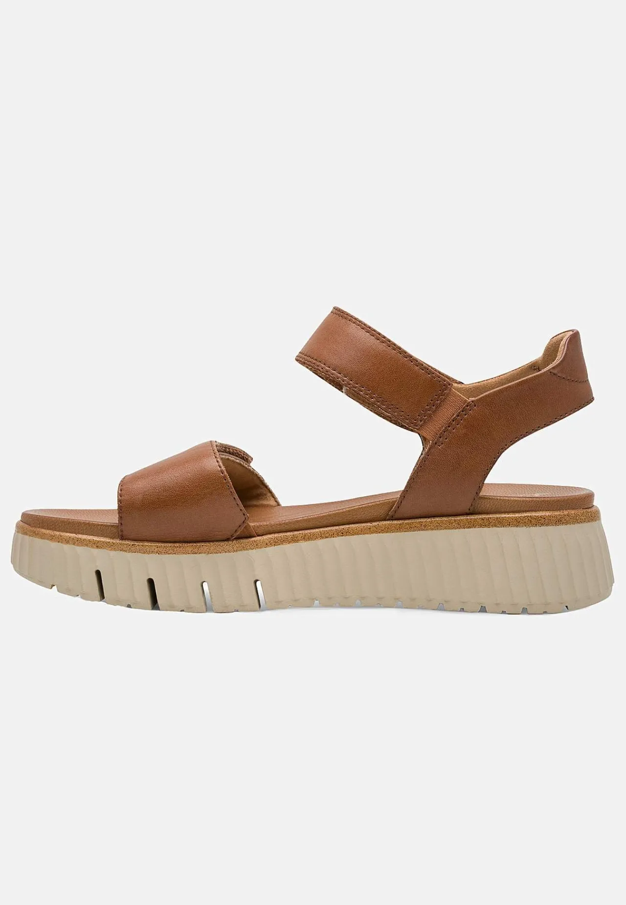 Lædersko|Sandaler-Tamaris Sandal med velcrolukning | Cellbes