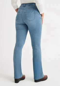 Høj Talje|Bootcut- Shaping-jeans med bootcut og superstræk | Cellbes