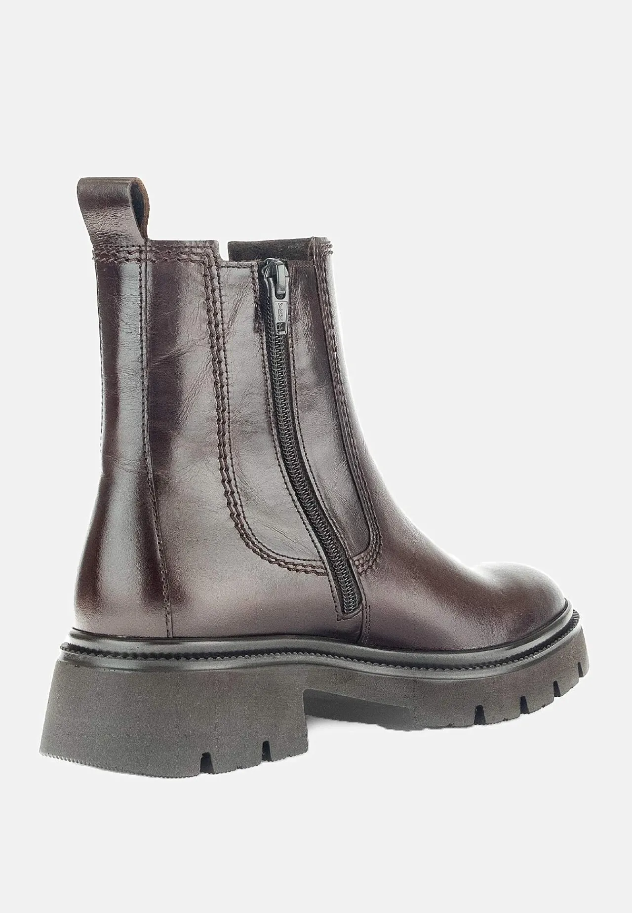 Lædersko|Boots-Gabor Skindstøvle med lynlås | Cellbes
