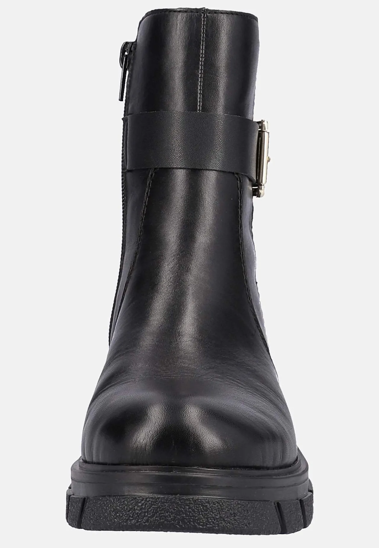 Lædersko|Boots-Rieker Skindstøvle med spænde | Cellbes