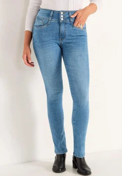 Høj Talje|Ankeljeans-Cellbes of Sweden Smalle jeans med høj talje - tre længder Jennifer | Cellbes
