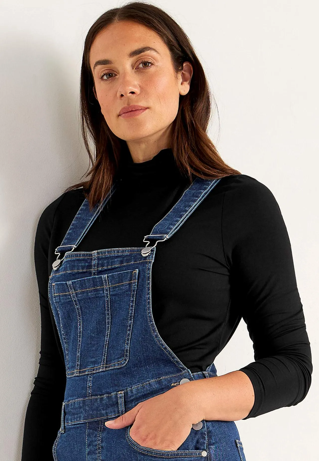 Denimkjoler|Denimkjoler-Cellbes of Sweden Smækkjole i denim Mørkeblå / Denim
