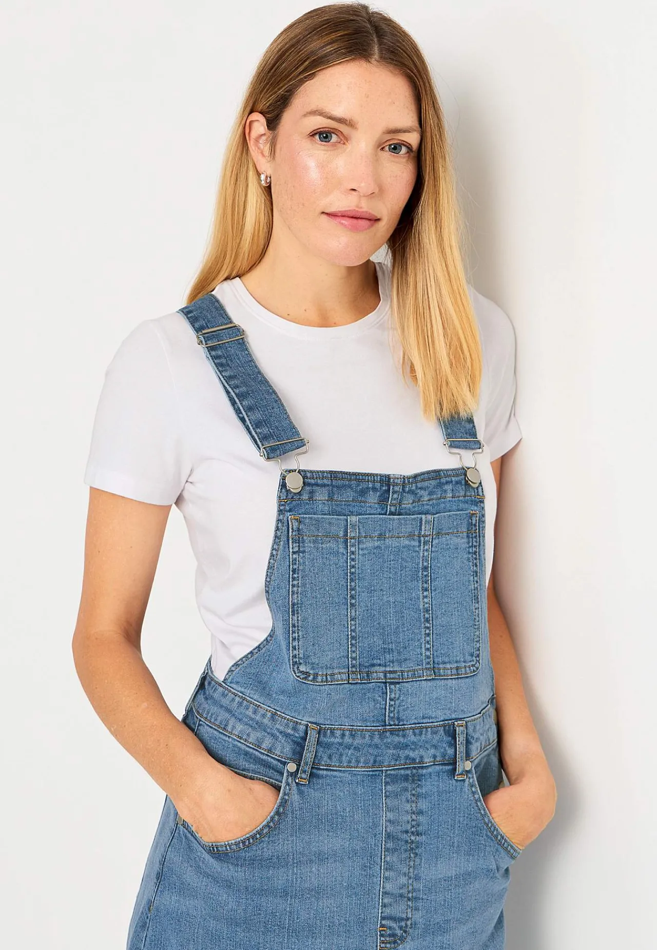 Denimkjoler|Denimkjoler-Cellbes of Sweden Smækkjole i denim Lyseblå / Denim
