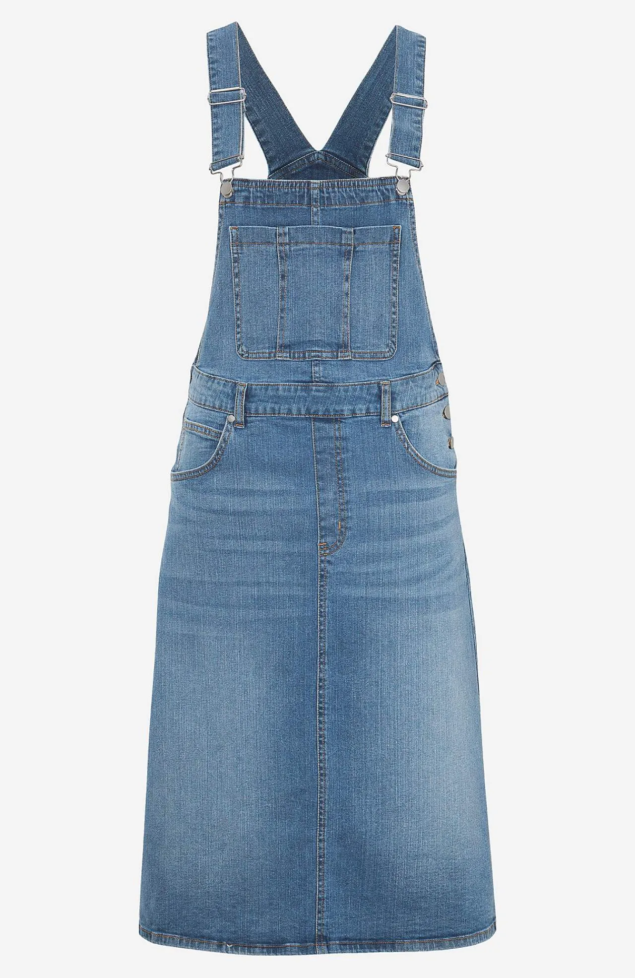 Denimkjoler|Denimkjoler-Cellbes of Sweden Smækkjole i denim Lyseblå / Denim