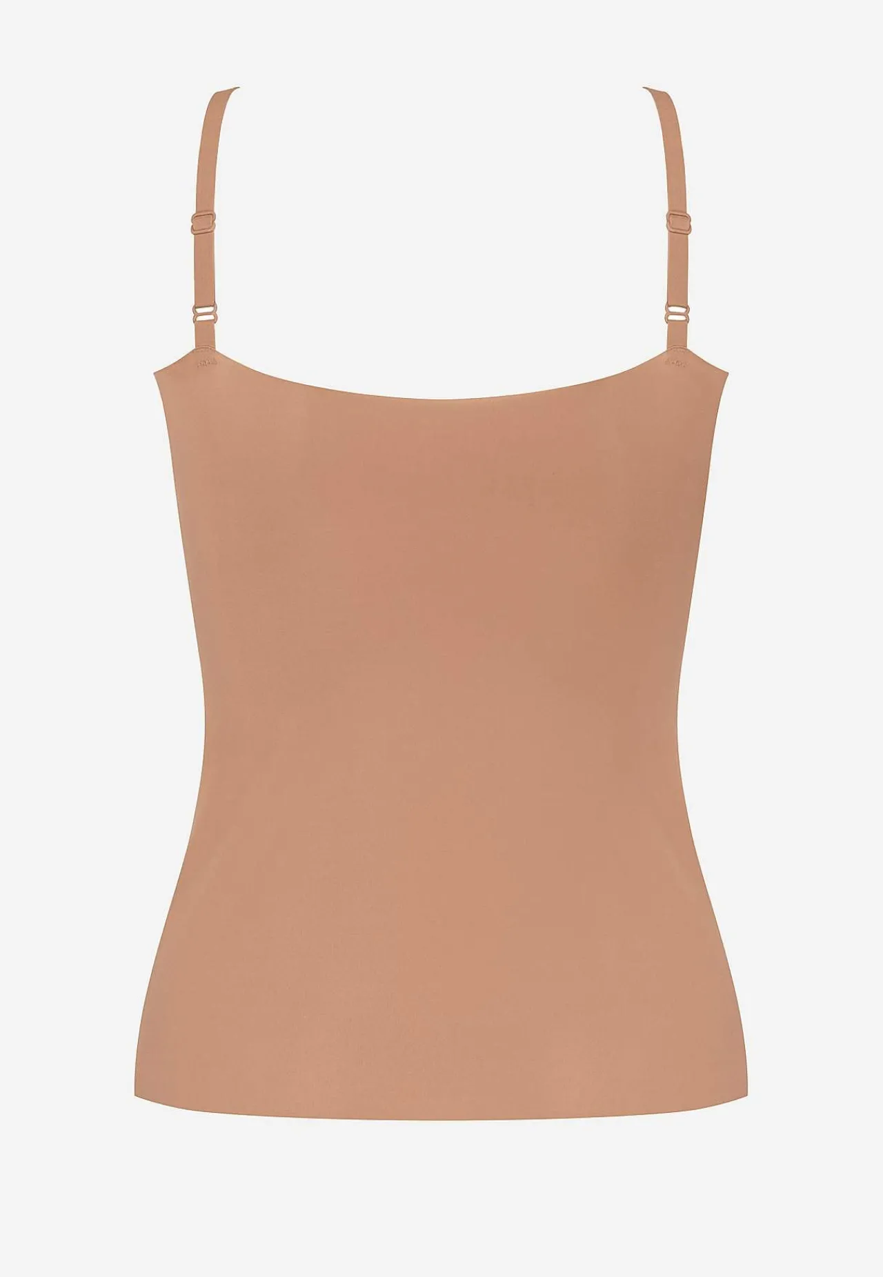 Tanktoppe|Toppe Og Tanktoppe- Sømløs top med justerbare skulderstropper ZERO Feel 2.0 Spaghetti top Brun