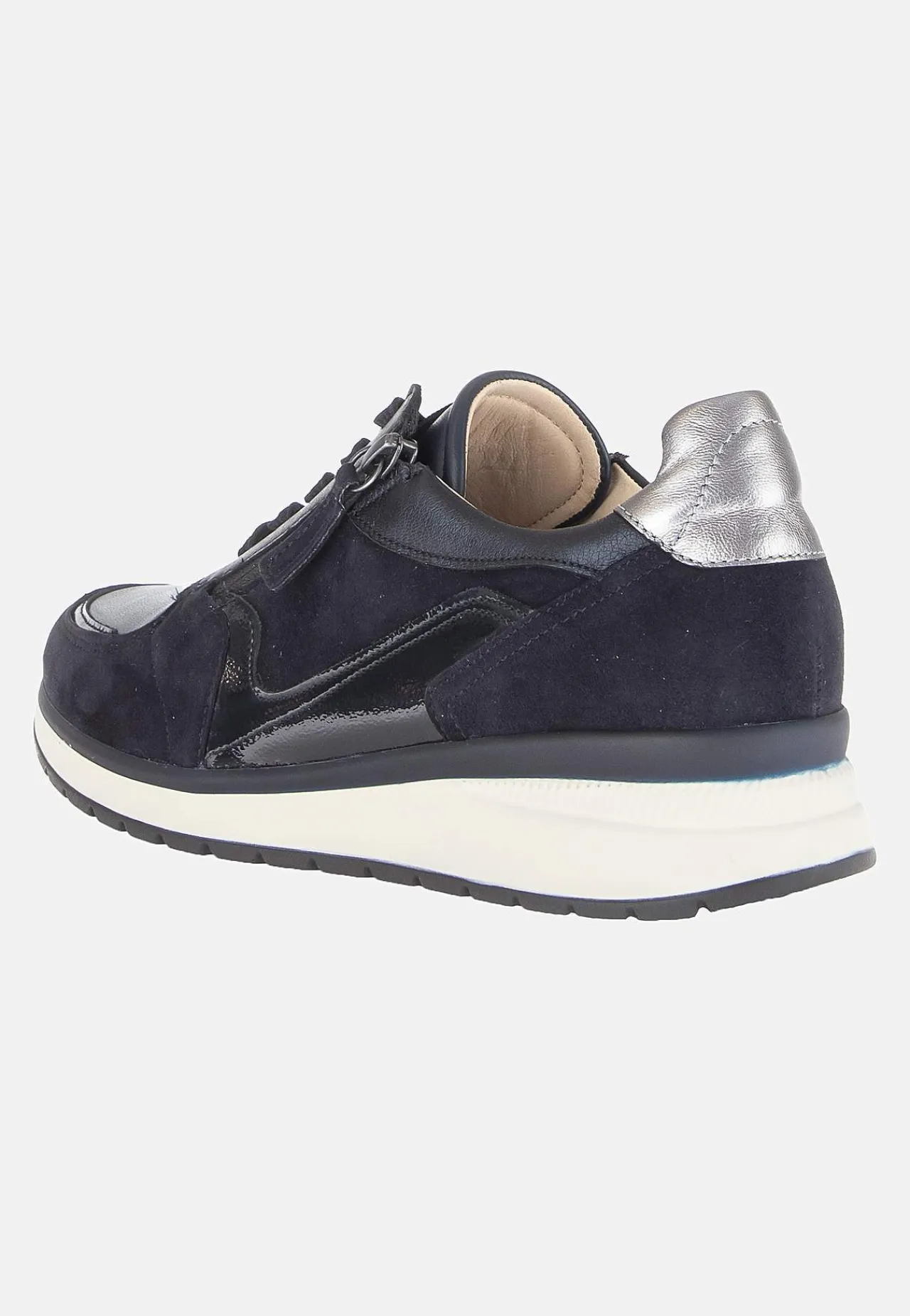 Sneakers|Lædersko-Gabor Sneakers Hallux valgus Marine