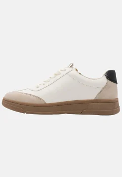 Sneakers-Jana Sneakers med lynlås Beige