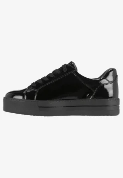 Sneakers|Bred Læst-Jana Sneakers med lynlås Sort
