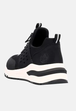 Sneakers|Bred Læst-Rieker Sneakers med snoretræk Sort