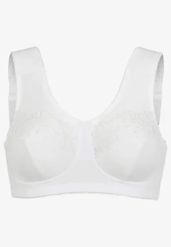 Undertøj|Bh- Soft BH med broderi Lily Hvid