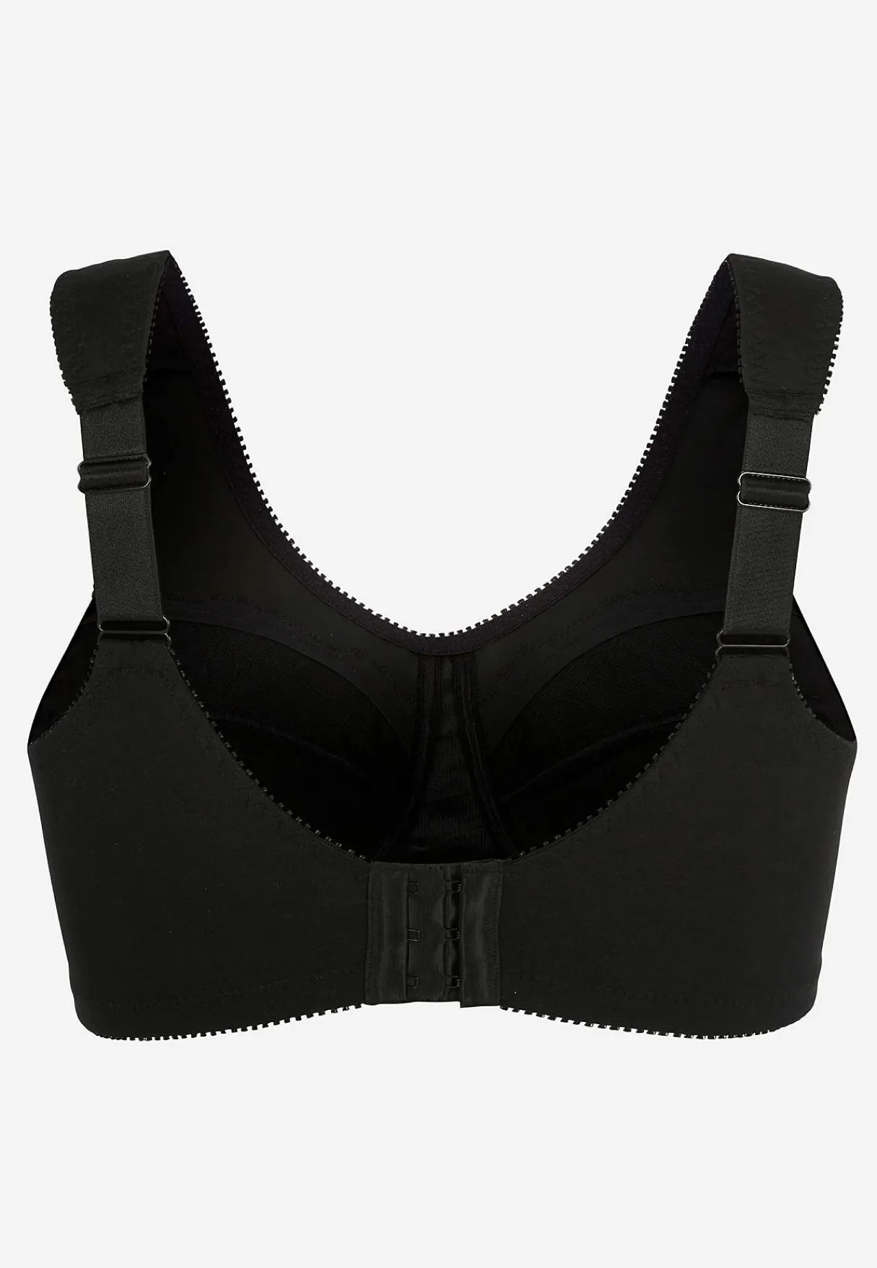 Undertøj|Bh- Soft BH med broderi Lily Sort