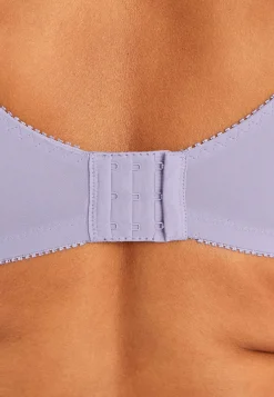 2-Pack|Undertøj- Soft BH med broderi Lily 2-pack Lilla + Hvid