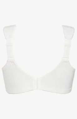 2-Pack|Undertøj-Cellbes of Sweden Soft BH med broderi Lily 2-pack Nougat + Hvid